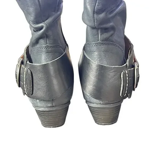 Pikolinos “Brujas” Leather Ankle Boots, Black, Side Zip, Streetwear, Weekend 8.5